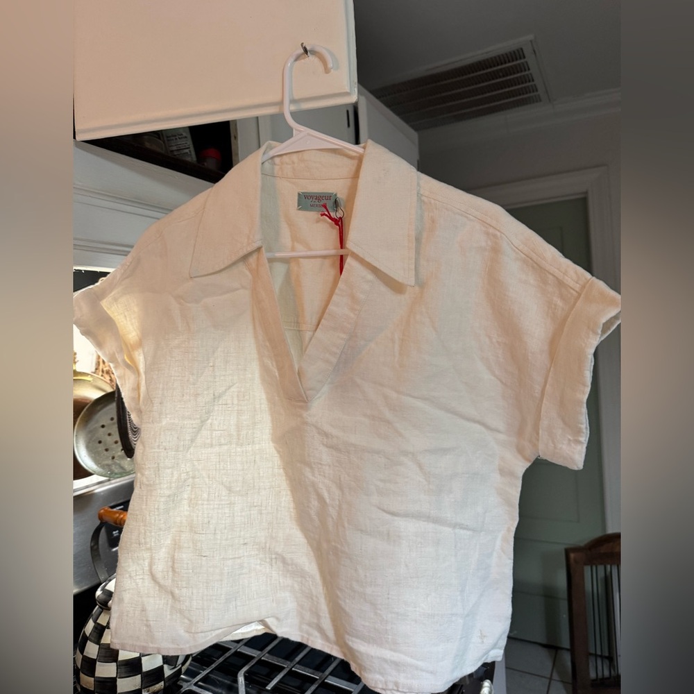 NWT Mersea linen top size xs